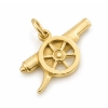 Billede af Vedhæng kanon Arsenal F.C. 925s forgyldt