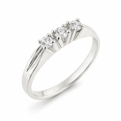 Billede af Ring m. syn stene 3*2½ mm 925s
