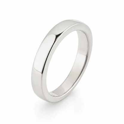 Billede af Båndring kantet massiv, u/sten, br. 4,1 mm. 925s.