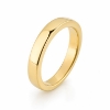Billede af Båndring kantet massiv, u/sten, br. 4,1 mm. 8 kt. 