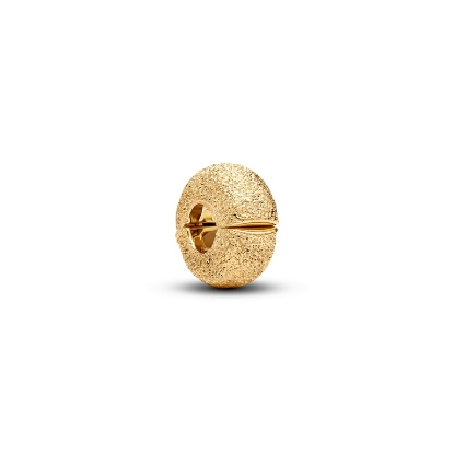Billede af Pandora klemmeled metalblanding m. tekstureret overflade