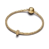 Billede af Pandora klemmeled metalblanding m. tekstureret overflade