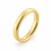 Billede af Vielses & Forlovelses ringe,oval profil 3,1 * 2,0 mm. 14 kt. 