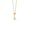 Billede af Mads Z "Moonchild" vedhæng 14 kt. guld m. 0,03 ct. brillanter (ekskl. kæde)