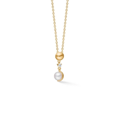 Billede af Mads Z "Moonchild" vedhæng 14 kt. guld m. 0,03 ct. brillanter (ekskl. kæde)