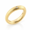 Billede af Ring bølget 1* 0,02 w/vs. 14 kt.