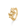 Billede af Mads Z "Olive Love" ring 14 kt. guld m. 0,055 ct. brillanter (str. 50)