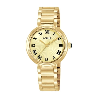 Billede af Lorus Women dameur stål gulddoublé 30mm 5bar