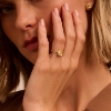 Billede af Spirit Icons Bloom ring forgyldt sølv (str. 58)