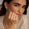 Billede af Spirit Icons Day Dreamer ring forgyldt sølv m. cz (str. 50-64)