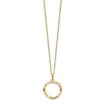 Billede af Spirit Icons Linda Pendant halskæde forgyldt sølv (42+3 cm)