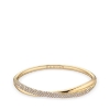 Billede af Bering Arctic Pavé armring forgyldt stål m. cz (170-190mm)