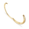 Billede af Bering Arctic Pavé armring forgyldt stål m. cz (170-190mm)