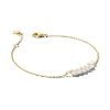 Billede af Spirit Icons Geisha armbånd 14kt. guld m. perler 19 cm