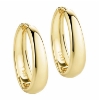 Billede af Aqua Dulce Emma Hoop 25mm øreringe forgyldt sølv