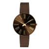 Billede af Arne Jacobsen ur - Roman - Kastanjebrun 34mm