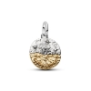 Billede af Pandora Tyren Stjernetegn Medaljoncharm sølv/forgyldt metalblanding m. cz (Taurus)