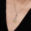 Billede af Pandora Skytten Stjernetegn Medaljoncharm sølv/forgyldt metalblanding m. cz (Sagittarius)