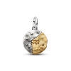 Billede af Pandora Vandmanden Stjernetegn Medaljoncharm sølv/forgyldt metalblanding m. cz (Aquarius)