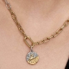 Billede af Pandora Vædderen Stjernetegn Medaljoncharm sølv/forgyldt metalblanding m. cz (Aries)