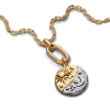 Billede af Pandora Sol & Måne Oversized Medaljoncharm sølv/forgyldt metalblanding m. cz