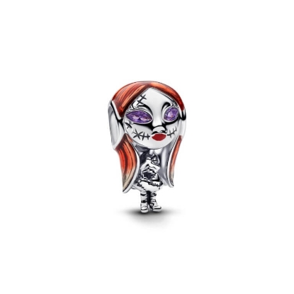Billede af Pandora Disney The Nightmare Before Christmas Sally charm sølv m. emalje