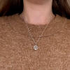 Billede af Vedhæng Livets træ 12 mm. i 14 kt. hvidguld