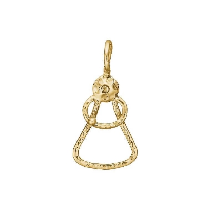 Billede af By Birdie Invisible Angel vedhæng 14 karat guld