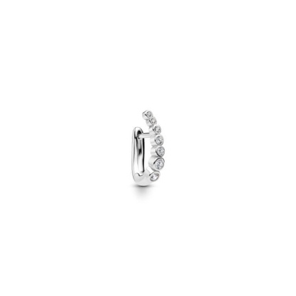 Billede af Maria Black 'Arc Huggie' ørering sølv m. cz