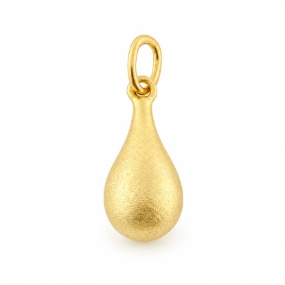 Billede af Vedhæng "Solid Drop" dråbe 8 karat guld