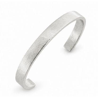 Billede af Armring åben i bund firkantet  rekt. tråd br. 7,0* tyk. 2,5 mm. 925s