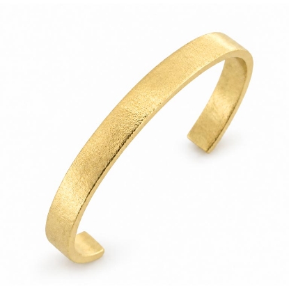 Billede af Armring åben i bund firkantet  rekt. tråd br. 7,0* tyk. 2,5 mm. 8 kt.
