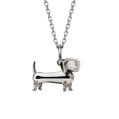 Billede af Kay Bojesen Jewelry "Gravhunden" halskæde sølv (45-50 cm)