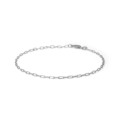Billede af Studio Z "Link" armbånd sølv (16-19 cm)
