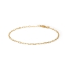 Billede af Studio Z "Link" armbånd forgyldt sølv (16-19 cm)