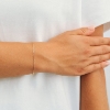 Billede af Studio Z "Link" armbånd forgyldt sølv (16-19 cm)