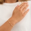 Billede af Studio Z "Aurelia Pearl" armbånd forgyldt sølv m. fvp (18+3 cm)