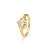 Billede af Studio Z "Veil" ring forgyldt sølv m. cz (str. 50-60)