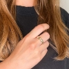 Billede af Ring hjerter 8 kt. (hjertering)