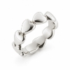 Billede af Ring hjerter 14 kt. hvg. (hjertering)