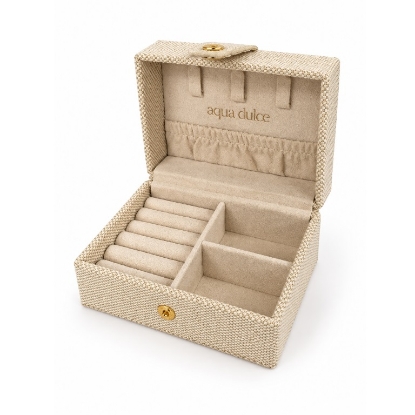 Billede af Aqua Dulce Mini Jewellery Box - Sand smykkeskrin