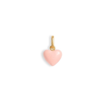 Billede af Jane Kønig Pale Pink Coral Heart vedhæng 14 kt. guld