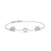 Billede af Mads Z "WOW/MOM" armbånd sølv m. cz (16+2 cm)