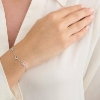 Billede af Mads Z "WOW/MOM" armbånd sølv m. cz (16+2 cm)