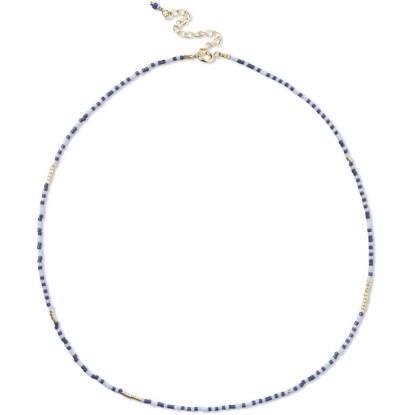 Billede af ENAMEL Copenhagen Petra - Moon Tide halskæde forgyldt stål (40+5 cm)