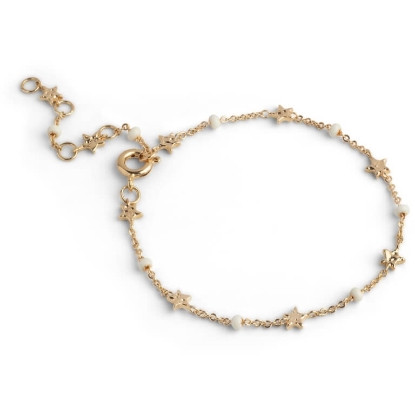 Billede af ENAMEL Copenhagen Lola Star Daisy armbånd forgyldt messing (15+4 cm)