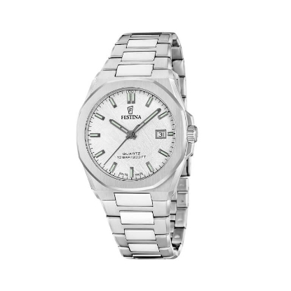 Billede af Festina Swiss Made Classic Steel herreur F20100/1 10 bar 39mm