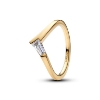 Billede af Pandora Tiara Baguette Ring forgyldt metalblanding m. cz (str. 48-60)