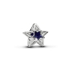 Billede af Pandora Stjerne Openwork platinbelagt metalblanding m. emalje