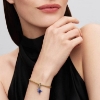 Billede af Pandora Delelige Stjerner Dobbelt charm sølv + forgyldt metalblanding m. cz